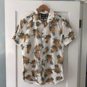 Bonobos Hawaiian Style Short Sleeve Button Down Medium